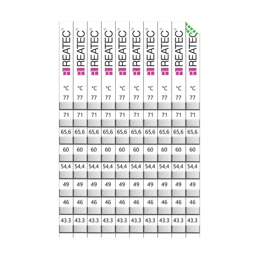 REATEC Temperaturindikatoren Papier-Ausführung 8-Felder