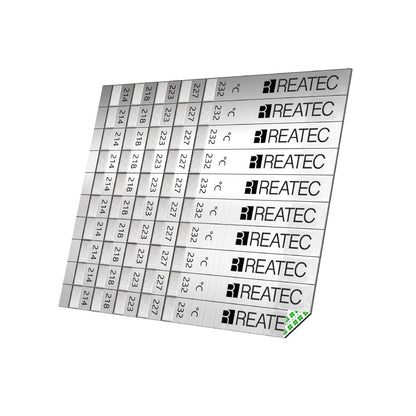 REATEC Temperaturindikatoren Standard Aluminium Ausführung - 5-Felder