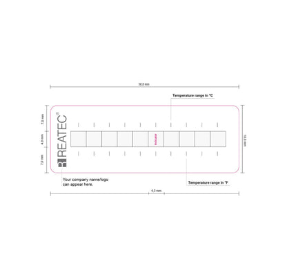 REATEC Temperaturlabel reaLabel 10 standard